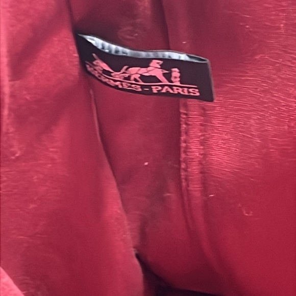 Hermès Fourre Tout MM Red Canvas Tote Bag - Picture 14 of 16